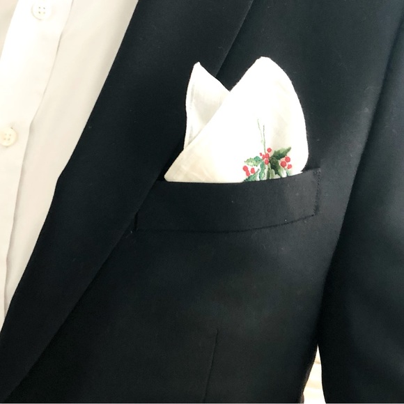 Festive Holiday Pocket Square - Picture 2 of 5